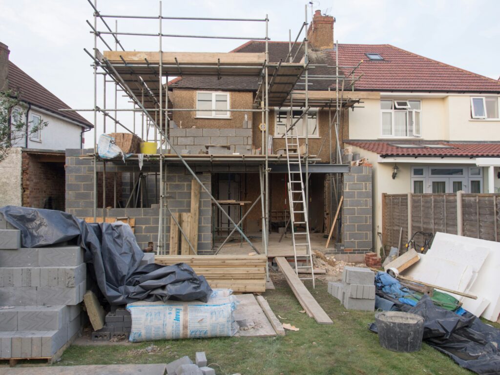 A smaller rear extension to a property