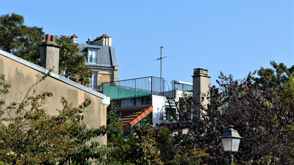 A roof terrace development in London