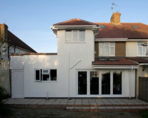 A newly modified house